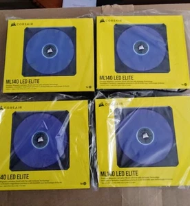 Corsair ML140 140mm PWM Magnetic Levitation Fan CO-9050125-WW Black SEALED! NEW! - Afbeelding 1 van 4