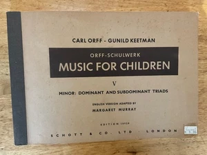 Off-Schulwerk: Music For Children, Book V, Minor: Dominant & Subdominant Triads - Picture 1 of 3