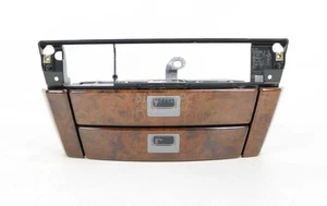 BMW E65 E66 V12 Front Dashboard Center Console Drawers Wood Trim 2002-2005 OEM - Picture 1 of 8