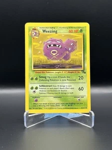 Weezing 45/62 Fossil Regular - Picture 1 of 2