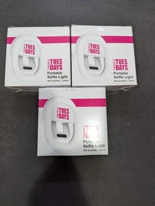 (3) NEW T-MOBILE TUESDAYS RECHARGABLE PORTABLE SELFIE LIGHT ( FREE SHIPPING ) - Picture 1 of 1
