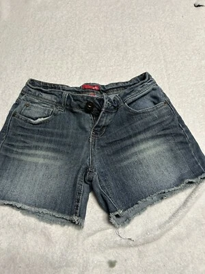 Bongo 牛仔短裤女式 5 码牛仔口袋腰带环休闲很棒 :) — 第 1/2 张图片