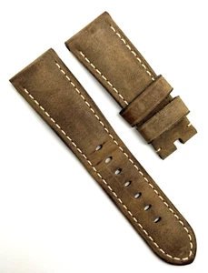 Authentic Officine Panerai 26mm x 22mm Assolutamente Brown Watch Strap Band OEM - Picture 1 of 7