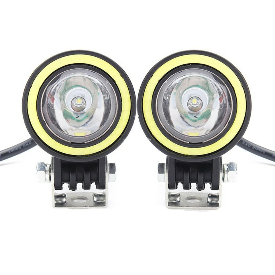 Luces de trabajo LED de aluminio con haz de punto luces antiniebla redondas para todoterreno coche camión Foto 1 de 4