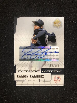 RAMON RAMIREZ 2004 Upper Deck SP Authentic FUTURE WATCH AUTOGRAPH #179 159/195 - Image 1 of 4