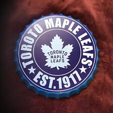 Est. 1917 Toronto Maple Leafs Bottle Cap Wall Sign Read Description