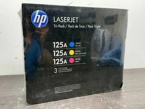 Tóneres originales HP CB541A cian, CB542A amarillo, CB543A magenta, 125A - Z84 - Imagen 1 de 4