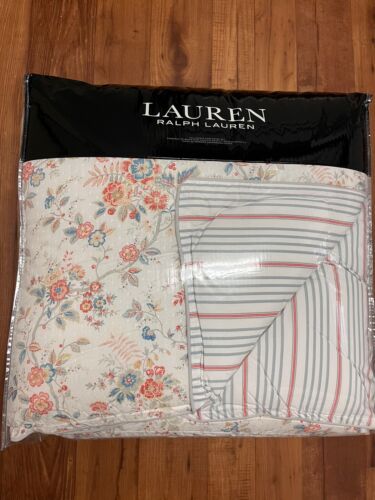 $420 Ralph Lauren Carolyne Floral 3-piece Full/Queen Comforter & Shams