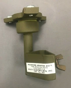 Vietnam Era Airport Light Mounting Assembly Multi-Electric Mfg Inc 5342-1-A NOS - Picture 1 of 6