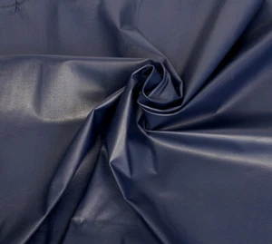 Lammfellleder Farbe dunkelblau (100% Echthaut) - Bild 1 von 5