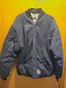 Bulwark FR Flame Resistant LLLBNV2 Quilted SNAP BUTTONS Jacket Size XL-RG Used - Picture 1 of 10