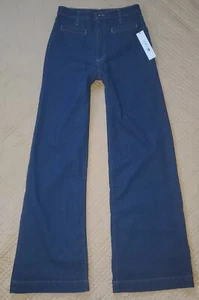 NWT JOE'S Jeans Womens 28 The Kate Impressive High Rise Wide Leg Bell Bottoms L - Picture 1 of 6
