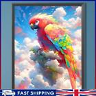 # 5D DIY Full Round Drill Partial AB Diamond Painting Clouded Parrot 45x55cm