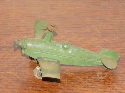 Vintage Tin Toy Single Engine Tootsie Toy Airplane - Image 1 of 4