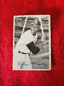 Willie McCovey Signed 2x3 Card - Picture 1 of 2