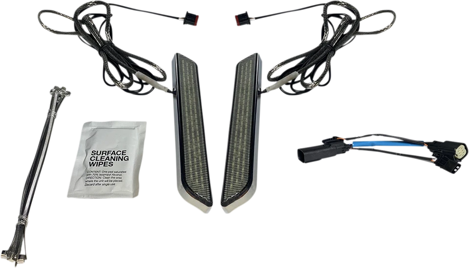 Luz de horquilla LED 2010-2013 para Harley Road Glide Custom FLTRX cromo humo Foto 1 de 1