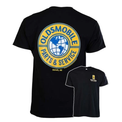 Oldsmobile Parts & Service Black T-Shirt (Licensed) - Image 1 of 4