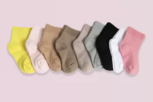 20PCS Breathable bamboo fiber children's socks for infants and young children - Picture 1 of 21