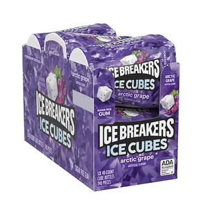 Rompehielos Cubitos de Hielo Uva Ártica Masticable Sin Azúcar 3.24 Onzas (Paquete de 6) - Imagen 1 de 6