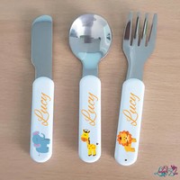 personalised baby cutlery set