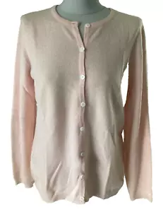 Chaleco de punto HAWICO SCOTLAND talla 40 rosa 100 % cachemira pura - Imagen 1 de 8
