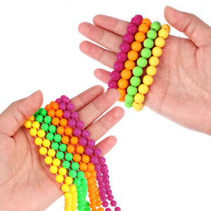 Ensemble bracelets et colliers perles néon pour Glow Party