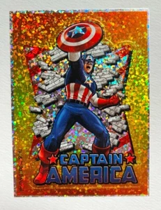 Captain America vending machine sticker 2010 3x4 inches Marvel Heroes Savvi - Imagen 1 de 2
