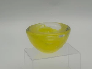 Kosta Boda - Atoll - Kerzenhalter - Anna Ehrner - gelb - Bild 1 von 4