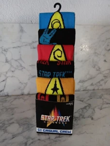 Star Trek Crew Socks Shoe Size 8 - 12: Complete Set of 6 Pair: New, 2024 - Picture 1 of 6