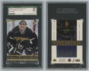 1996-97 Upper Deck SP Hockey Card #175 Roman Turek Rookie Stars SGC 9 Mint - Picture 1 of 1