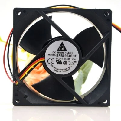 Delta EFB0924SHF 9032 9cm 24V 0.38A High Flow Cooling Fan - Image 1 of 4