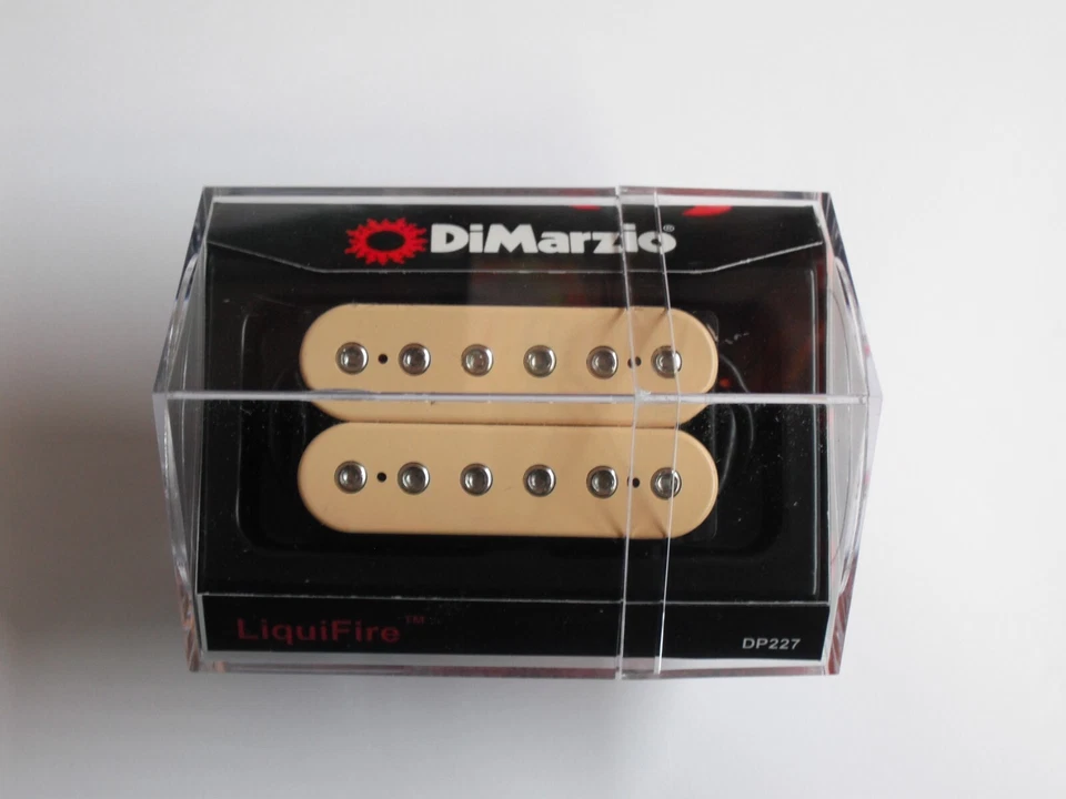 DiMarzio REGULAR SPACED Liquifire Neck Humbucker Creme DP 227 - Image 1 of 1