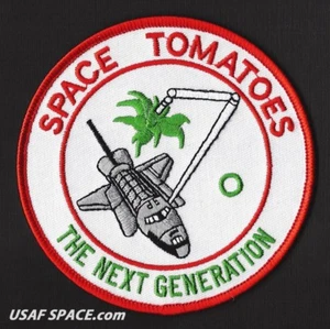 SPACE TOMATOES Experiment LDEF PAYLOAD NASA SHUTTLE Mission SPACE PATCH - MINT - Picture 1 of 3