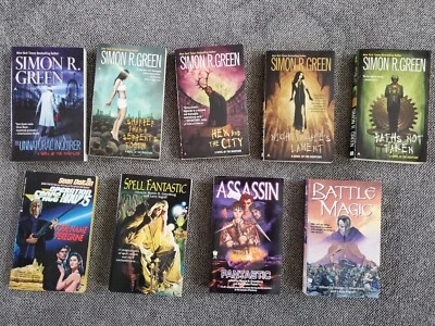 Sci-Fi, Fantasy Book Lot of 9: ACE, Fantasy DAW: Battle Magic, Spell Fantastic.. Foto 1 de 4