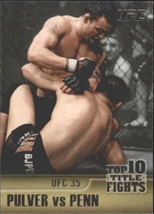 2011 Topps UFC Title Shot Top 10 Title Fights #TT18 Jens Pulver/BJ Penn - NM-MT - Picture 1 of 2