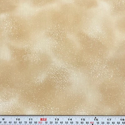 Naturescapes by Deborah Corsini for P&B Textiles Beige Cotton Remnant 12" x 44" - Image 1 of 2
