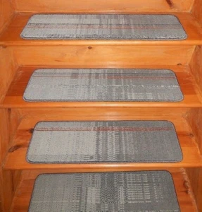 13 Stufen 9 Zoll x 30 Zoll 2 Podest 27 Zoll x 30 Zoll Art Dec Nylon Treppenstufen - Bild 1 von 6