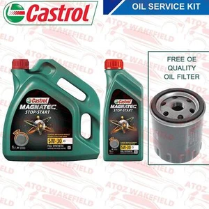 PER FORD MUSTANG 2.3 ECOBOOST FILTRO OLIO SERVIZIO CASTROL 5W-30 A5 - Foto 1 di 1