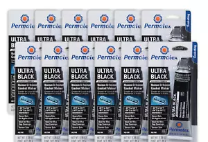 Ultra Black Maximum Oil Resistance RTV Silicone Gasket Maker (3.35 oz.)- 12 Pack - Picture 1 of 1
