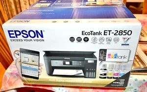 NEW Epson ET-2850 EcoTank Wireless All In One Inkjet Printer Colour Scan Copy - Photo 1/6