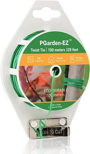 Twist Ties - 328Ft Plant Ties Pe-Coated Garden Ties with Cutter for Gardening  - Picture 1 of 1