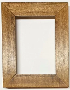 F031 1-1/2" früher amerikanischer gebeizter Pappel Bilderrahmen - Bild 1 von 3