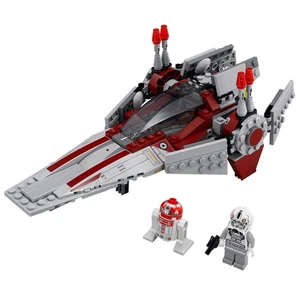 Lego Star Wars V-Wing Starfighter 75039 100% Completo inc Figuras R4-P22 Clon - Imagen 1 de 5