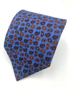 Angelo Stanganini Paisley 100% Silk Made in Italy Men's Tie - 62 1/2" x 3 3/4" - Picture 1 of 7