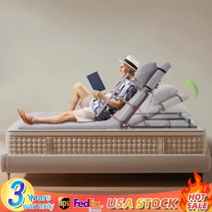 Electric Lifting Bed Backrest 2-80° Adjustable Back Rest Chair Elderly/Dormitory - Picture 1 of 16