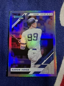 2019 Panini Donruss - Variation Aaron Judge #121 Season Stat Line Jersey Number - Bild 1 von 4
