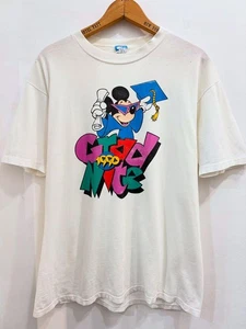 Disney Mickey T-Shirt 90s USA Made Short Sleeve Character Tee Vintage - Picture 1 of 9