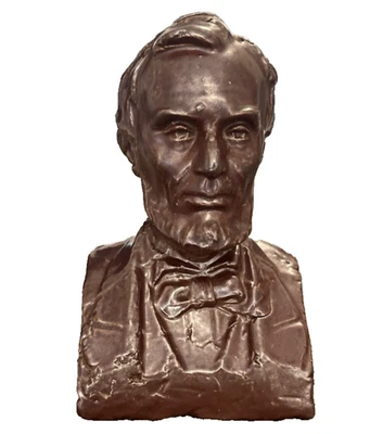 Antique Sewer Tile Pipe Abe Lincoln Pottery Ohio Folk Art 1930s Ceramic - Image 1 of 4