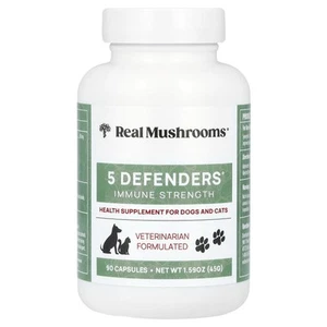 5 Defenders, For Dogs and Cats, 90 Capsules - Picture 1 of 2