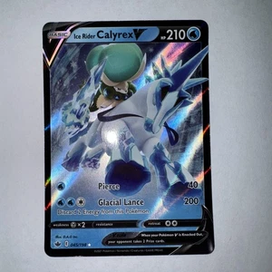 Ice Rider Calyrex V - 045/198 Chilling Reign Ultra Rare Pokemon - NM/MINT - Bild 1 von 2